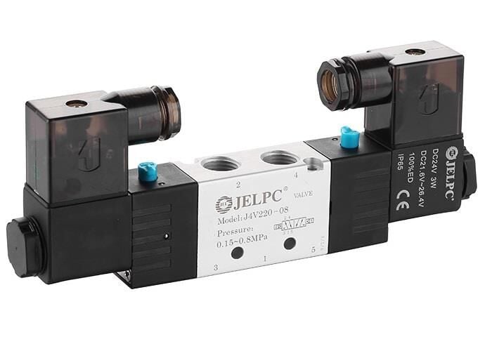 Jelpc 1/4-5/2 Bobin-Bobin Valf 4V220-08
