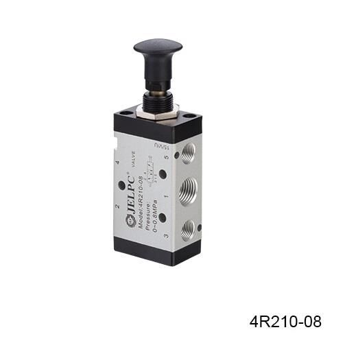 Jelpc 1/4-5/2 Düğme-Düğme Valf 4R210-08