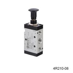 Jelpc 1/4-5/2 Düğme-Düğme Valf 4R210-08