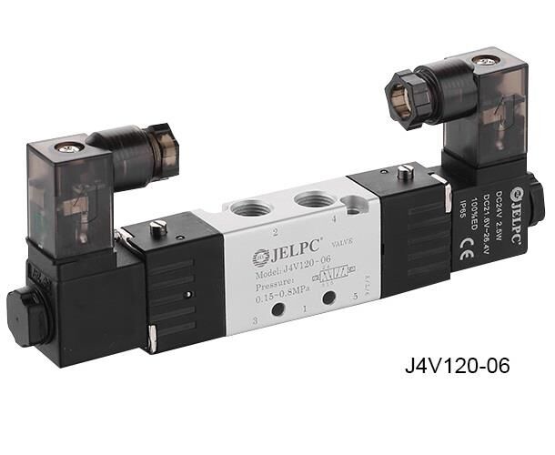 Jelpc 1/8-5/2 Bobin-Bobin Valf 4V120-06