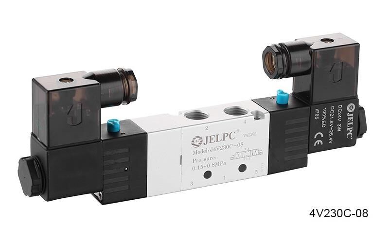 Jelpc 1/4-5/3 Bobin-Bobin Valf 4V230C-08