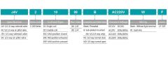 Jelpc 1/4-5/3 Bobin-Bobin Valf 4V230C-08