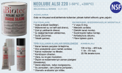 MMCC İbiotec Neolube ALSI220 Silikonlu Gres 100 gr