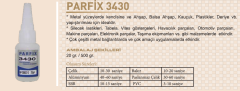 Parfix 3430 Yapıştırıcı 20 gr
