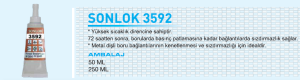 Sonlok 3592 Diş Sızdırmazlık 50 gr