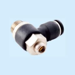 1/4-08 T.vida Baş Dirsek HızAyar Pnömatik Fittings