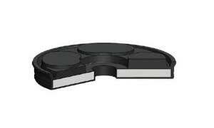 Kastaş 20x6x5,5 Tek Etkili Piston Keçesi K55