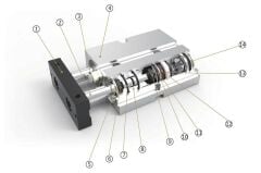 Jelpc 10x60 TN Pnömatik Piston