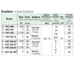 PVD 11/2 Patlaç Valf