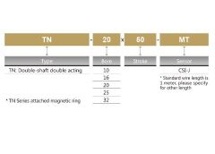 Jelpc 32x25 TN Pnömatik Piston