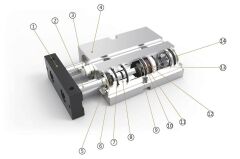Jelpc 25x25 TN Pnömatik Piston