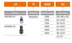 Jelpc 1/2 Regülatör+Manometre JAR4000