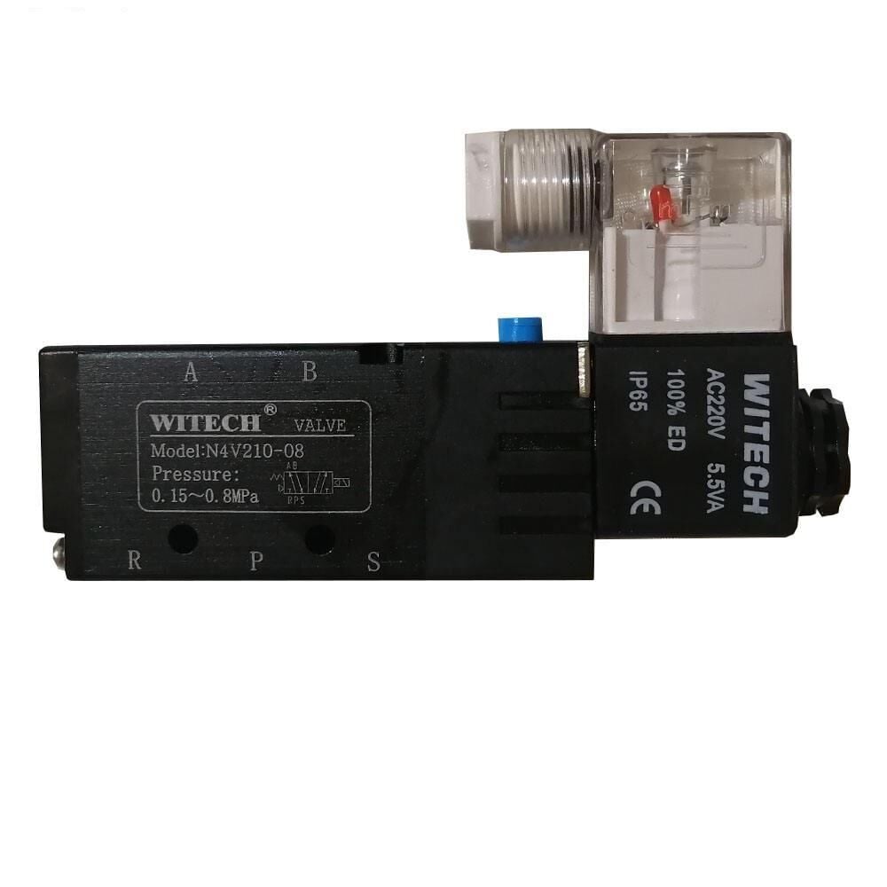 Witech 1/4-5/2 Bobin-Yay Valf 4V210-08 24VDC