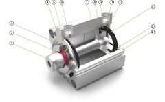 Jelpc 25x10 SDA Pnömatik Piston