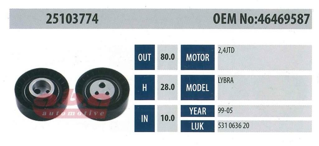 ABA 25103774 Gergi Rulmanı