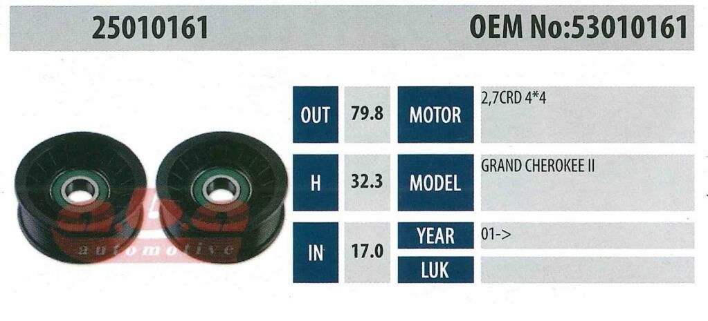 ABA 25010161 Gergi Rulmanı