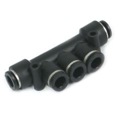 10mm Çoklu Hortum Dağıtıcı Pnömatik Fittings