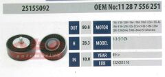 ABA 25155092 Gergi Rulmanı