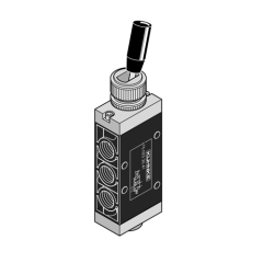 Kuhnke 760232641 1/8 5-2 Levye-Levye Valf