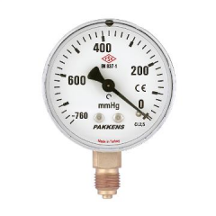 Pakkens 63x760 Kuru Alttan Çıkış Vakummetre