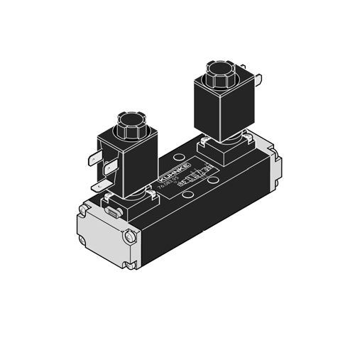 Kuhnke 760840800 ISO1 5-3 Bobin-Bobin A.M. Valf