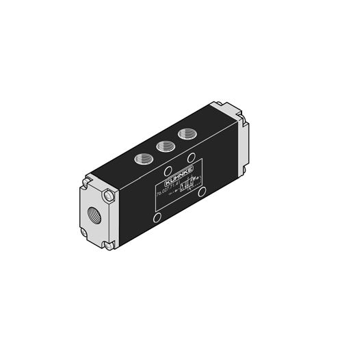 Kuhnke 761237141 1/8 5-2 Hava-Yay Valf