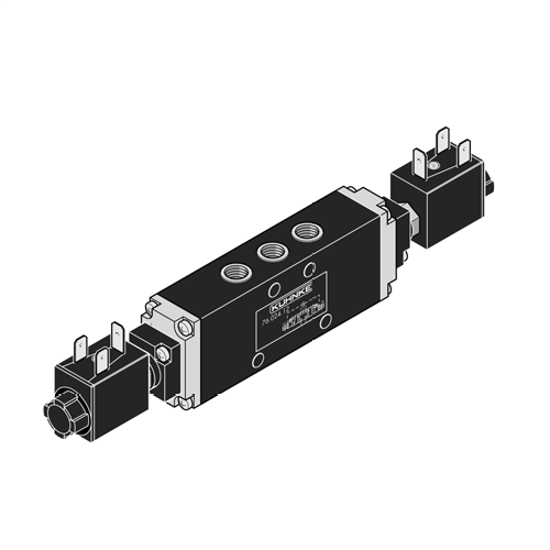 Kuhnke 7612412001/8 5-3 Bobin-Bobin Valf