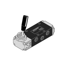 Kuhnke 761432540 1/4 5-2 Kol-Kol Valf