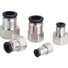1/8-04 Dişi Düz Rekor Pnömatik Fittings