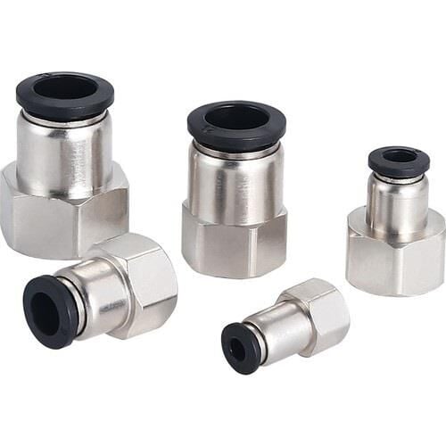 3/8-08 Dişi Düz Rekor Pnömatik Fittings
