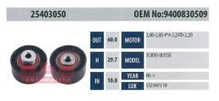 ABA 25403050 Gergi Rulmanı