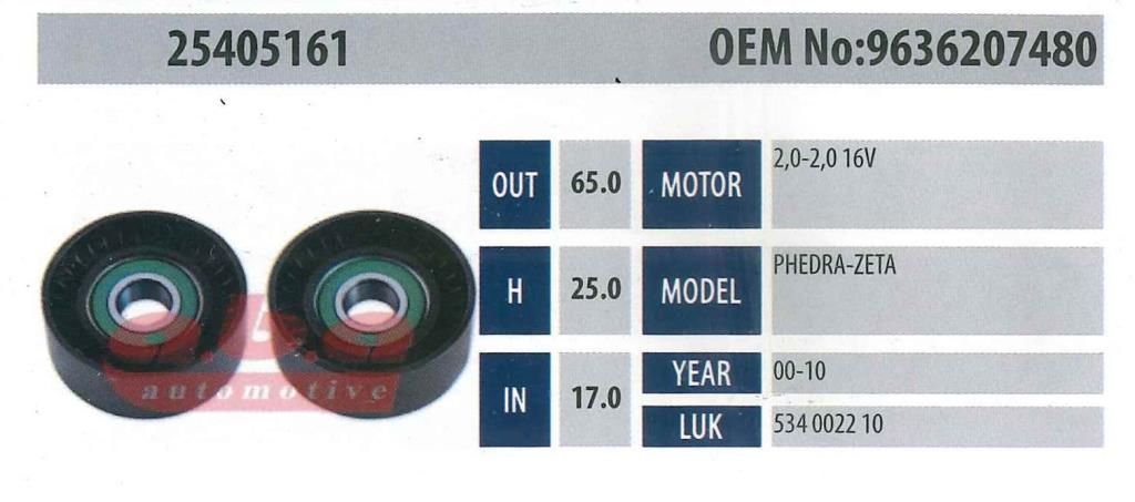 ABA 25405161 Gergi Rulmanı