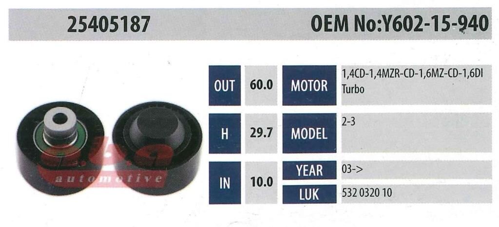 ABA 25405187 Gergi Rulmanı