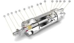 Jelpc 25x25 MA Pnömatik Piston