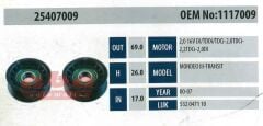 ABA 25407009 Gergi Rulmanı