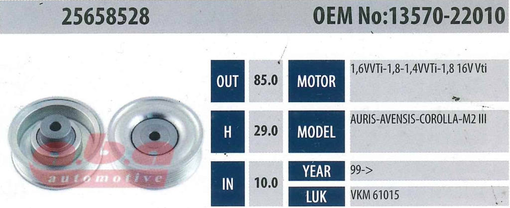 ABA 25658528 Gergi Rulmanı