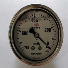 Pakkens 50x06 Gliserinli Arkadan Çıkışlı Manometre