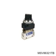 Jelpc 1/8-3/2 Çevirmeli Valf MSV86321-TB