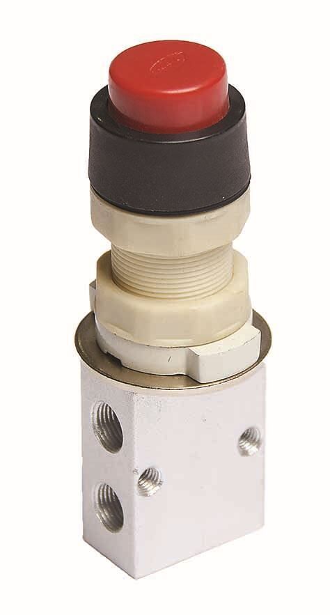Jelpc 1/8-3/2 Butonlu Valf S3PP-06