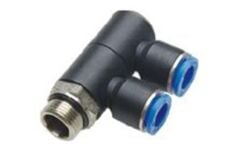 1/4-6 İkili Dirsek Pnömatik Fittings