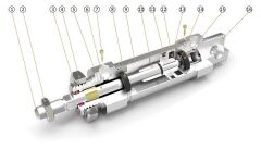 Jelpc 20x50 DSN Pnömatik Piston