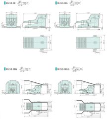 Jelpc 1/4-5/2 Pedal-Yay Kilitli Valf 4F210-08L