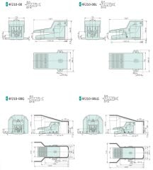 Jelpc 1/4-5/2 Pedal-Yay Kilitli Valf 4F210-08L