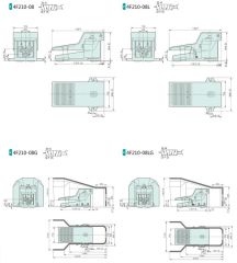 Jelpc 1/4-5/2 Pedal-Yay Valf Muh.Kilitli 4F210-08LG