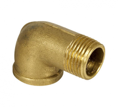 Sarı Pirinç 1 1/4 Pres Kuyruklu Dirsek