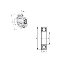 SKF 6020 C3 Sabit Bilyalı Rulman