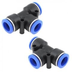 8x4x8 Redüksiyonlu Te Pnömatik Fittings