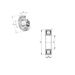 SKF 6317/ZZ C3 Sabit Bilyalı Rulman