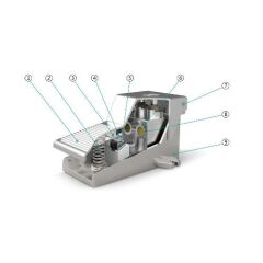 Jelpc 1/4-5/2 Pedal-Yay Valf 4F210-08