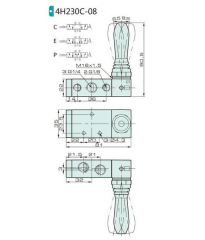 Jelpc 1/4-5/3 Kol-Kol Valf 4H230C-08
